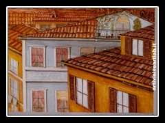 Trompe L'Oeil Su  Pannello Veduta (Dettaglio)