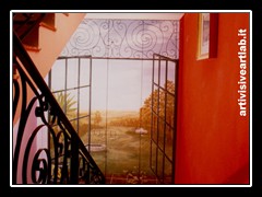 trompe l'oeil su armadio